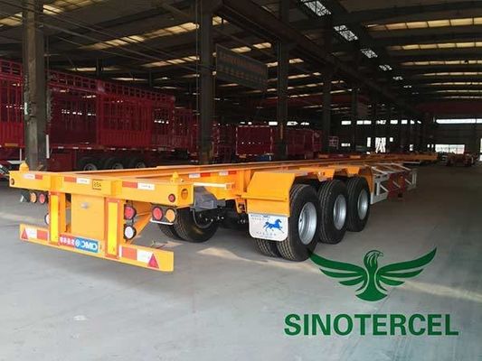 Semi-trailer van het type skelet 60T 40 ft platbed semi-trailer