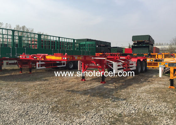 Q235 Staal Skelettisch Semi-trailer WABCO Remcontainer Semi-trailer