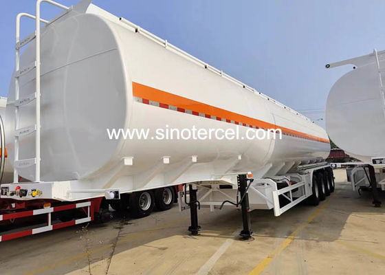 30CBM brandstoftank Halve aanhanger met Q235 koolstofstaal materiaal
