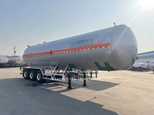 30CBM -60CBM Semi-Tanker Trailer Pentane Semi-Trailer 3 assen / 4 assen