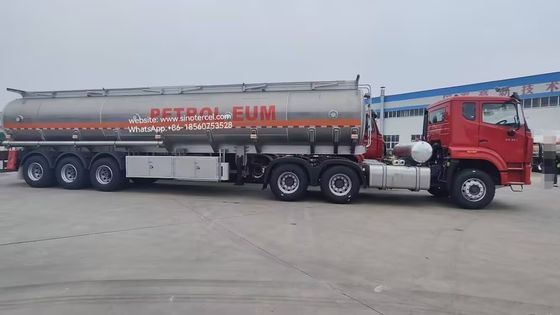 40CBM Petroleum Semi-Tanker Aanhanger 3 Assen 7 Compartiment