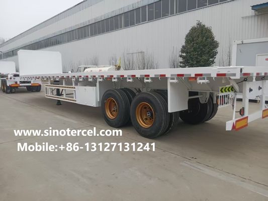 2 Assen Flatbed Semi Trailer Ultieme oplossing voor zware transportbehoeften