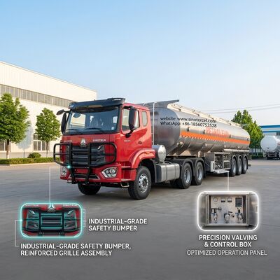 40CBM Petroleum Semi-Tanker Aanhanger 3 Assen 7 Compartiment