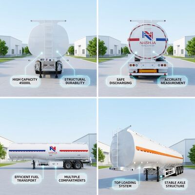 40CBM Olie tank Semi-trailer Grote capaciteit getrokken eetbare olie Petroleum Ruwe olie Raffineerde olie
