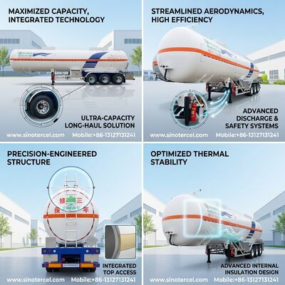 30CBM -60CBM Semi-Tanker Trailer Pentane Semi-Trailer 3 assen