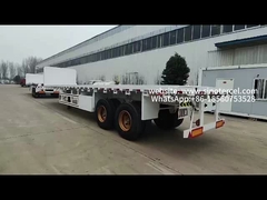 Superlink Trailers Dubbele trailer, kan drie 20ft containers, of een 20ft container en een 40f