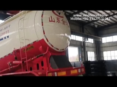 50000L Bulk Cement Semi Trailer Weichai Motor Cement Tanker Trailer