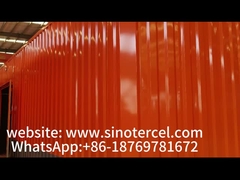 3-assige hoogsterke vrachtbox-half-aanhangwagen met een sterke draagkracht